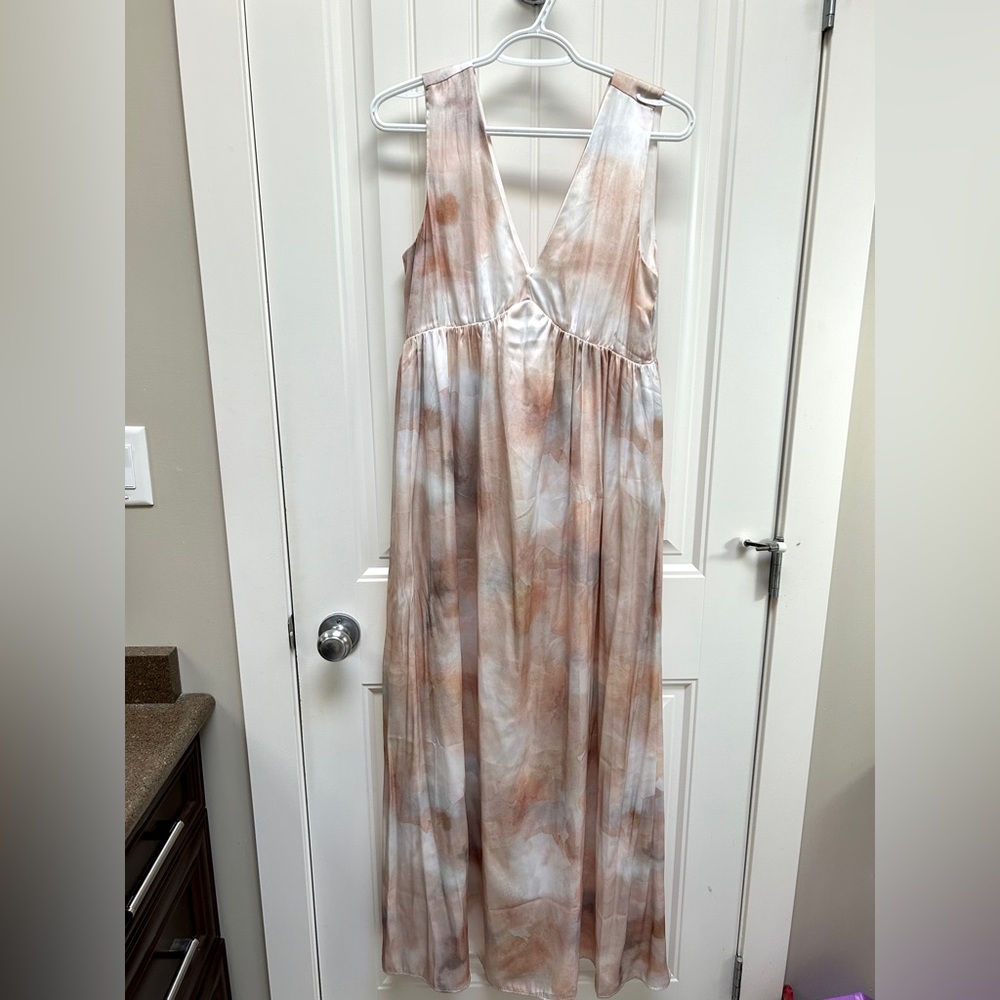 Flowy H&M Satin Maxi Dress